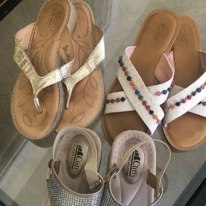 3 pairs of shoes all like new